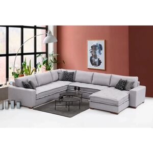 Atelier Del Sofa - Lena Corner - Gri deschis - Corner sofa Atelier Del Sofa - Lena Corner - Gri deschis - Corner sofa