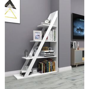 Libreria Bianca Hanah Home Arven - Stile Scandinavo Libreria Bianca Hanah Home Arven - Stile Scandinavo