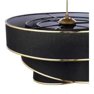 Lustr Opviq Couper - Negru, Auriu - Iluminat Modern din Metal Lustr Opviq Couper - Negru, Auriu - Iluminat Modern din Metal