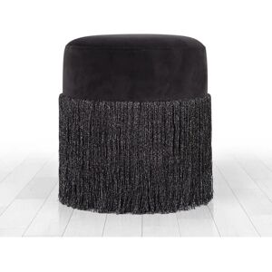 Pouf de Velur Merkur de Atelier del Sofa - Negru - Puf Pouf de Velur Merkur de Atelier del Sofa - Negru - Puf