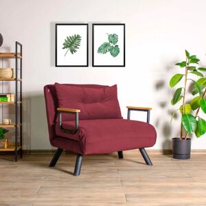 Atelier del Sofa Sando Single Maron Rojizo - Canapea Extensibilă Atelier del Sofa Sando Single Maron Rojizo - Canapea Extensibilă
