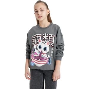 DeFacto Flicka Oversized Sweatshirt - Sweatshirt DeFacto Flicka Oversized Sweatshirt - Sweatshirt