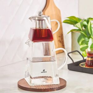 Karaca Giza Glass Teapot and Water Jug - Teapot and Water Jug Set Karaca Giza Glass Teapot and Water Jug - Teapot and Water Jug Set