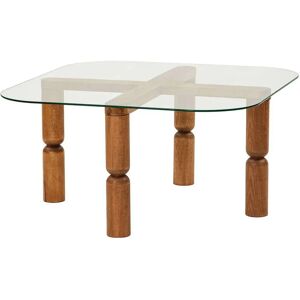 Skye Decor Table Basse Noyer - 80x80x40 cm - Publicité Skye Decor Table Basse Noyer - 80x80x40 cm - Publicité