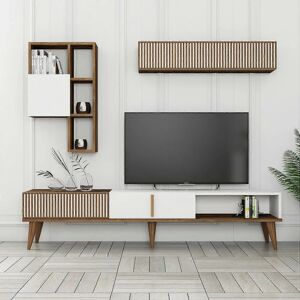 Hanah Home Milan TV Nucșoară Alb TV - Mobilă TV Hanah Home Milan TV Nucșoară Alb TV - Mobilă TV