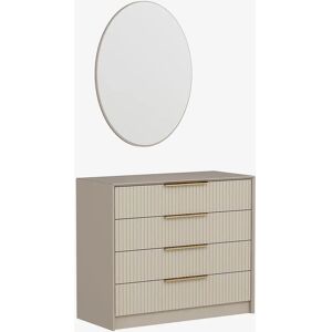 Kailua M102 Beige 4-skuffes Opbevaringsmøbel - Soveværelse Kailua M102 Beige 4-skuffes Opbevaringsmøbel - Soveværelse