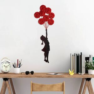Art mural en métal rouge et noir Wallity - 11-1 - Accessoire mural - Publicité Art mural en métal rouge et noir Wallity - 11-1 - Accessoire mural - Publicité