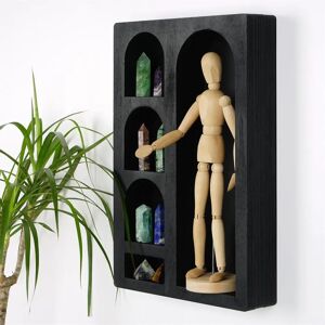 Hanah Home Vegghylle - Svart - 26cm x 40cm - Veggmontering Hanah Home Vegghylle - Svart - 26cm x 40cm - Veggmontering