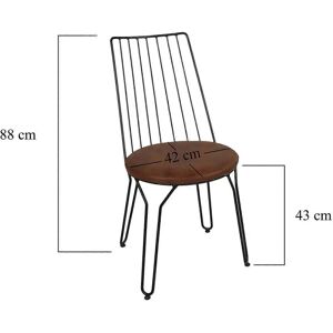Set de Scaune Hanah Home - Stil Boem Modern - 2 Bucăți Set de Scaune Hanah Home - Stil Boem Modern - 2 Bucăți