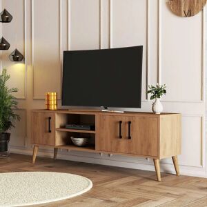 Meuble TV Kailua AD101 Chêne - Résistant, Élégant, 150x53x35cm - Publicité Meuble TV Kailua AD101 Chêne - Résistant, Élégant, 150x53x35cm - Publicité
