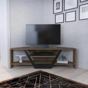 Hanah Home Suport TV Sares - Stejar Oud, Negru - Suport TV Hanah Home Suport TV Sares - Stejar Oud, Negru - Suport TV