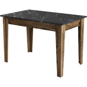 Hanah Home Kiev 509 Valnøtt Svart Kjøkkenbord Hanah Home Kiev 509 Valnøtt Svart Kjøkkenbord
