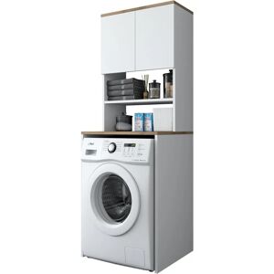 Hanah Home - Dulap pentru mașină de spălat KD101 - Nuc Hanah Home - Dulap pentru mașină de spălat KD101 - Nuc