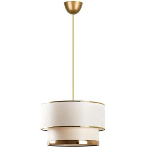 Vente-unique Gold Beigefarbene Metall-Deckenleuchte - 30x65 cm Vente-unique Gold Beigefarbene Metall-Deckenleuchte - 30x65 cm