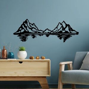 Wallity Muntele Decorare Metalică pentru Perete - Accesorii de Perete Wallity Muntele Decorare Metalică pentru Perete - Accesorii de Perete