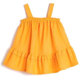 Koton Model Sukienka z Lnu z Falbanami - Sukienka Koton Model Sukienka z Lnu z Falbanami - Sukienka