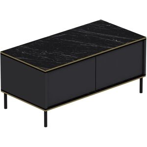 Hanah Home Coffee Table - Anthracite + Black Marble - Coffee Table Hanah Home Coffee Table - Anthracite + Black Marble - Coffee Table