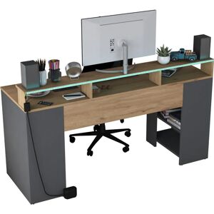 Mesa de estudio Hanah Home HA122 - Diseño moderno con LED Mesa de estudio Hanah Home HA122 - Diseño moderno con LED
