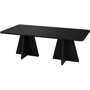 Hanah Home Mesa de Centro Rectangular Negra - Mesa de café Hanah Home Mesa de Centro Rectangular Negra - Mesa de café