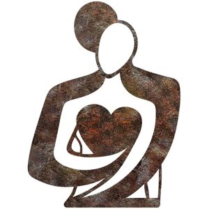 Wallity Rusty Cream Metal Wall Accessory - Wall Decor Wallity Rusty Cream Metal Wall Accessory - Wall Decor