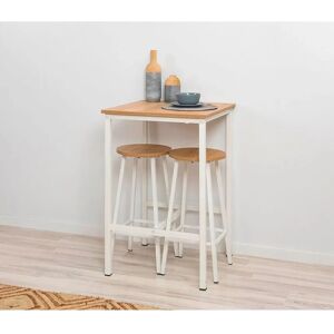 Hanah Home Kyle Hvit - Barstol - Moderne Design Hanah Home Kyle Hvit - Barstol - Moderne Design