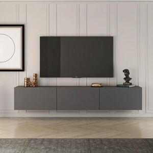 Hanah Home Banc TV Antracite - Mobilier TV Hanah Home Banc TV Antracite - Mobilier TV