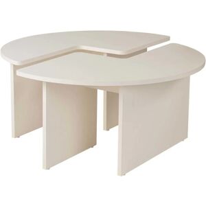 Hanah Home Moira Witte Salontafel - Salontafel Hanah Home Moira Witte Salontafel - Salontafel