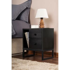 Hanah Home Natbord Glimmer - Sort Træ - Natbord - Natbord Hanah Home Natbord Glimmer - Sort Træ - Natbord - Natbord