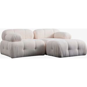 Hanah Home Muffin Canapea de colț 3 locuri - Alb - Canapea Hanah Home Muffin Canapea de colț 3 locuri - Alb - Canapea