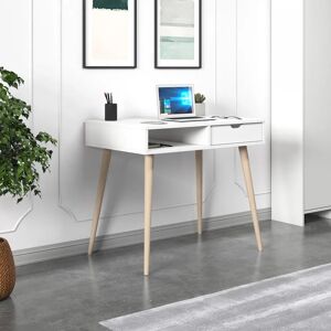 Hanah Home Arbejdsbord - Hvid - Træ - Arbejdsbord Hanah Home Arbejdsbord - Hvid - Træ - Arbejdsbord