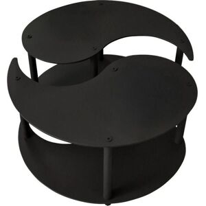 Hanah Home - Yin Yang Table 2 Set - Negru - Coffee table Hanah Home - Yin Yang Table 2 Set - Negru - Coffee table