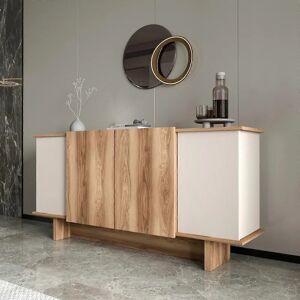 Consola Hanah Home Diana - Nisip, Nuc - Consola - Mobilier Consola Hanah Home Diana - Nisip, Nuc - Consola - Mobilier
