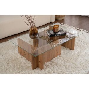 Hanah Home Flavio Atlantic Pine Masă de cafea - Masă de cafea Hanah Home Flavio Atlantic Pine Masă de cafea - Masă de cafea