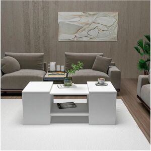 Hanah Home Sartos Set de Masă de Cafea Alb - Set de Mese de Salon Hanah Home Sartos Set de Masă de Cafea Alb - Set de Mese de Salon