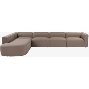 Hanah Home Mora Canapea de colț - Culoare maro deschis - Canapea cu șezlong Hanah Home Mora Canapea de colț - Culoare maro deschis - Canapea cu șezlong