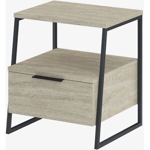 Hanah Home Pal Nattbord Travertine - Nattbord Hanah Home Pal Nattbord Travertine - Nattbord