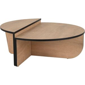 Hanah Home Mesa de café Orion - Roble miel, Negro Hanah Home Mesa de café Orion - Roble miel, Negro