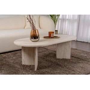 Hanah Home Table Basse Sable en Travertin - Canapé Hanah Home Table Basse Sable en Travertin - Canapé
