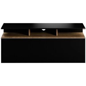 Flimini - TV Stand - Nuc negru - 117x48x40 cm - TV stand Flimini - TV Stand - Nuc negru - 117x48x40 cm - TV stand