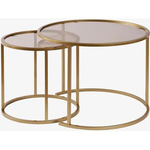 Skye Decor Ensemble de Tables Aurum - Design Luxueux en Or et Bronze - Publicité Skye Decor Ensemble de Tables Aurum - Design Luxueux en Or et Bronze - Publicité