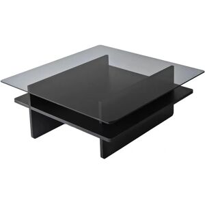 Hanah Home Homeroom Masă de Canapea din Sticlă Întărită Neagră - Sofabord Hanah Home Homeroom Masă de Canapea din Sticlă Întărită Neagră - Sofabord