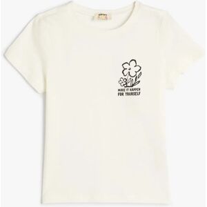 Koton blomstertryck kortärmad T-shirt - T-Shirt Koton blomstertryck kortärmad T-shirt - T-Shirt