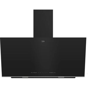 Beko BHCA96641BFBHS - Noir - Hotte décorative murale Beko BHCA96641BFBHS - Noir - Hotte décorative murale