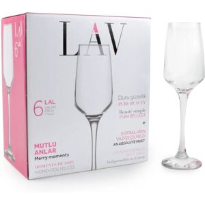 LAV Lal 230ml Wine Glass Set - Elegant & Durable LAV Lal 230ml Wine Glass Set - Elegant & Durable