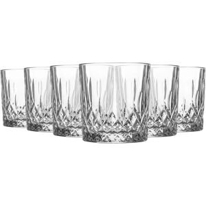LAV Odin Whiskey Glasses - Set of 6, 330ml, Clear LAV Odin Whiskey Glasses - Set of 6, 330ml, Clear