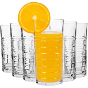LAV Brit Highball Glasses Tall Glass Water Drinking Tumblers Set - Glassware LAV Brit Highball Glasses Tall Glass Water Drinking Tumblers Set - Glassware