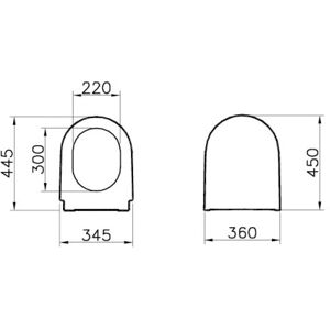 Vitra Weiß WC-Sitz mit SoftClose - WC-Sitz Vitra Weiß WC-Sitz mit SoftClose - WC-Sitz