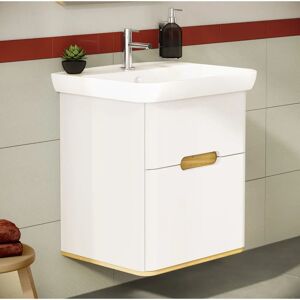 Vitra Sento Waschtisch-Unterschrank - 63x48,5cm, Weiß Matt, 2 Schubladen Vitra Sento Waschtisch-Unterschrank - 63x48,5cm, Weiß Matt, 2 Schubladen
