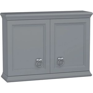 Vitra Valarte Wandschrank - 75x19,5x55cm - Grau matt - MDF, 2 Türen Vitra Valarte Wandschrank - 75x19,5x55cm - Grau matt - MDF, 2 Türen