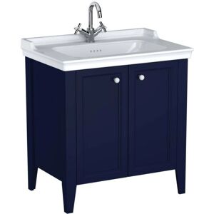Vitra Valarte Badezimmermöbel-Set - Modell 65766 mit Stahlblau/Weiß Hochglanz Vitra Valarte Badezimmermöbel-Set - Modell 65766 mit Stahlblau/Weiß Hochglanz